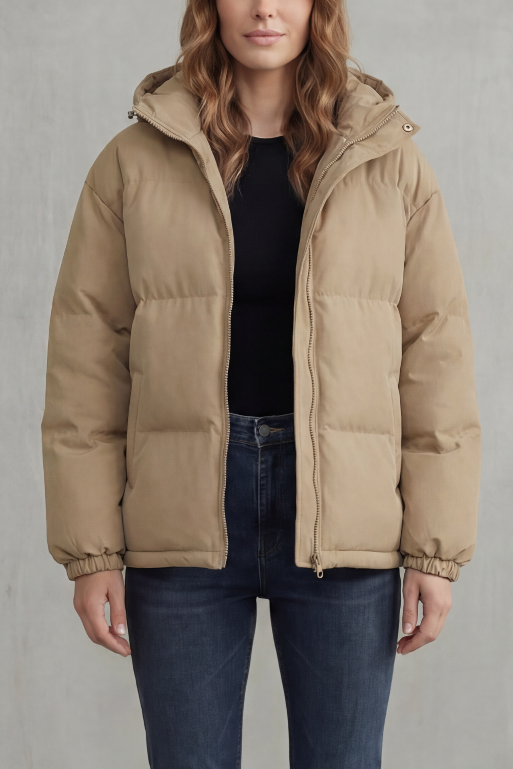 Quilted warmth | Hooded puffer jacket