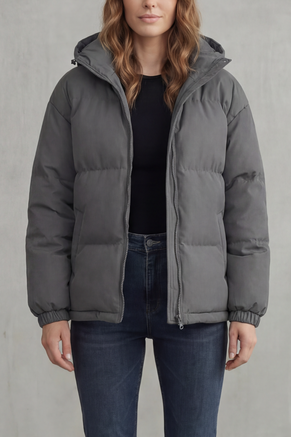 Quilted warmth | Hooded puffer jacket