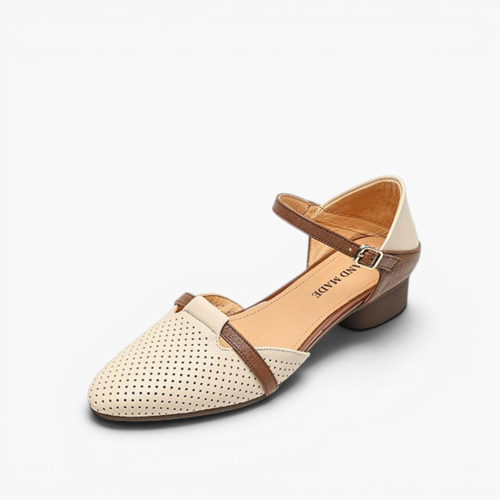 Calenne Leather Slingbacks