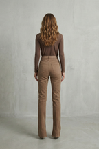 Sculpted High Waist Flare Jeans
