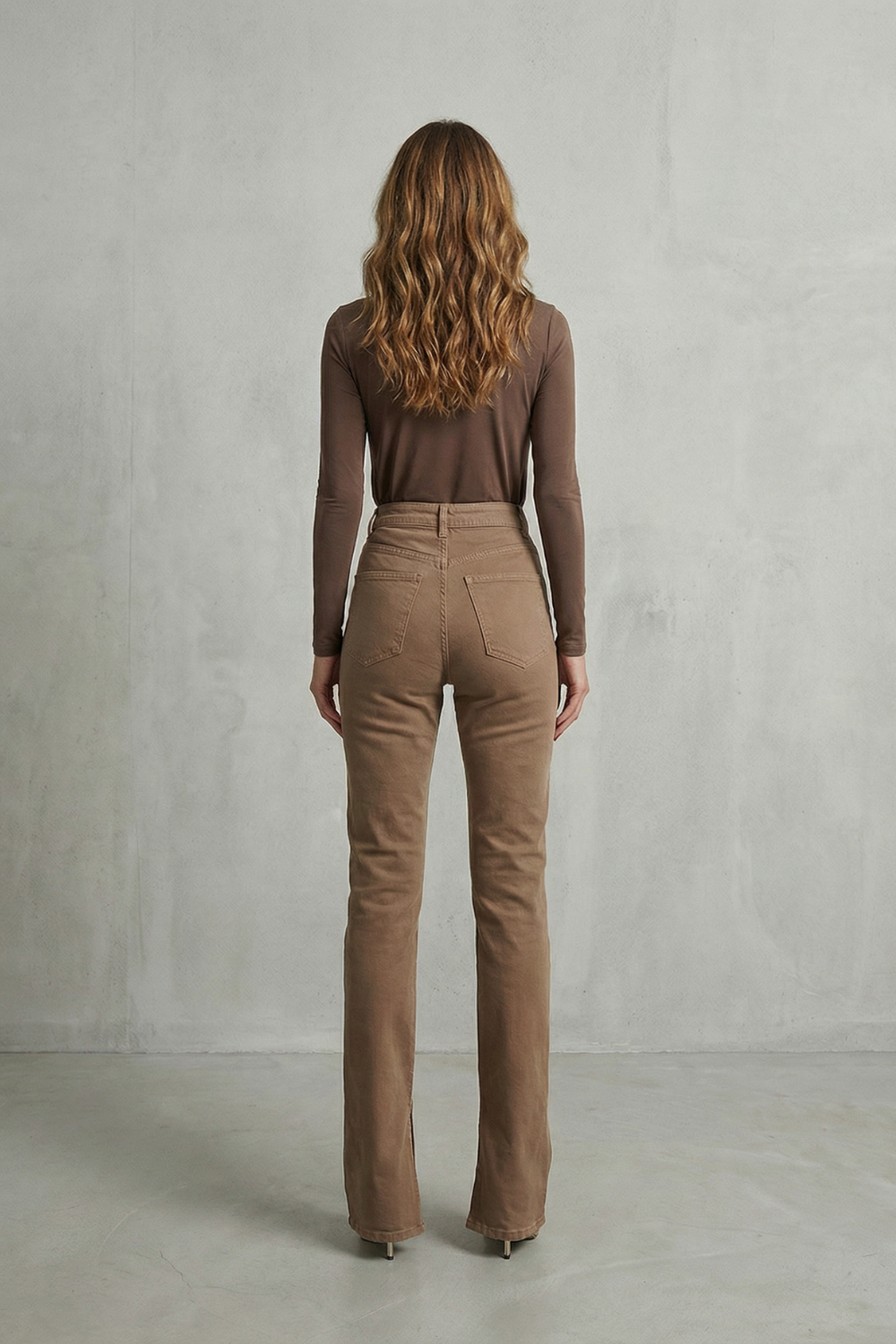 Sculpted High Waist Flare Jeans