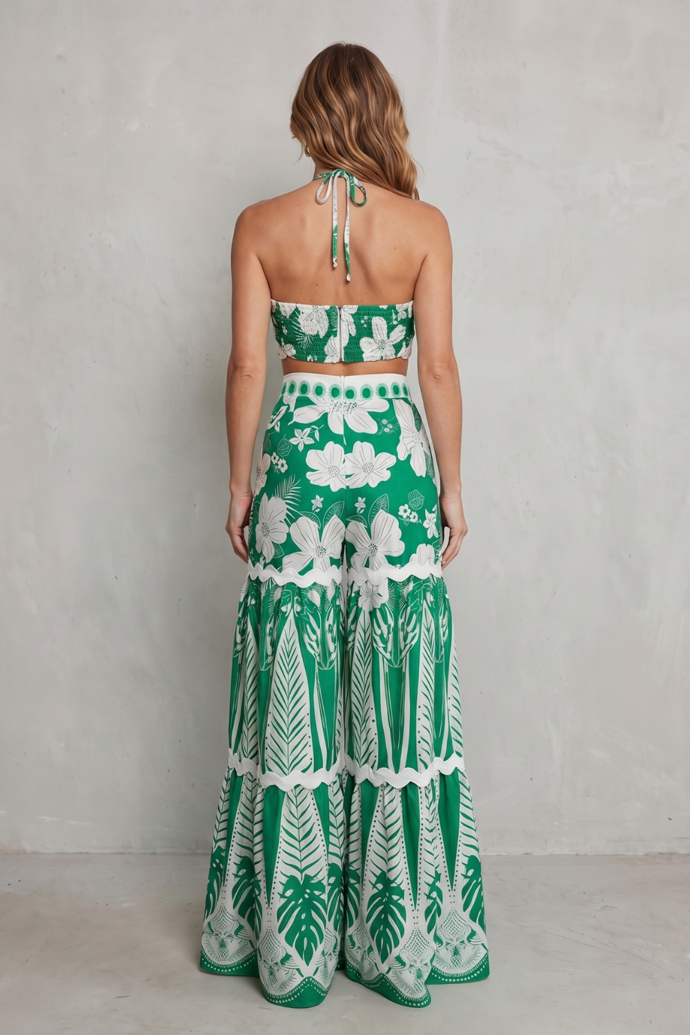Tropical Print Allure Two-piece Set