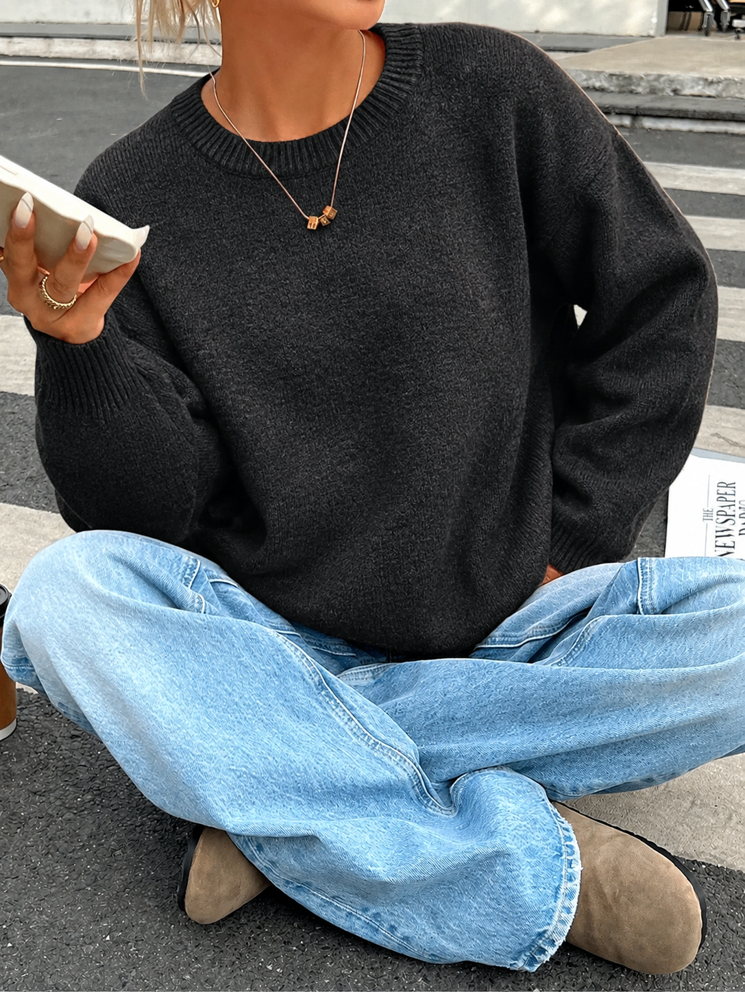 Women's Oversized Mock Neck Sweater