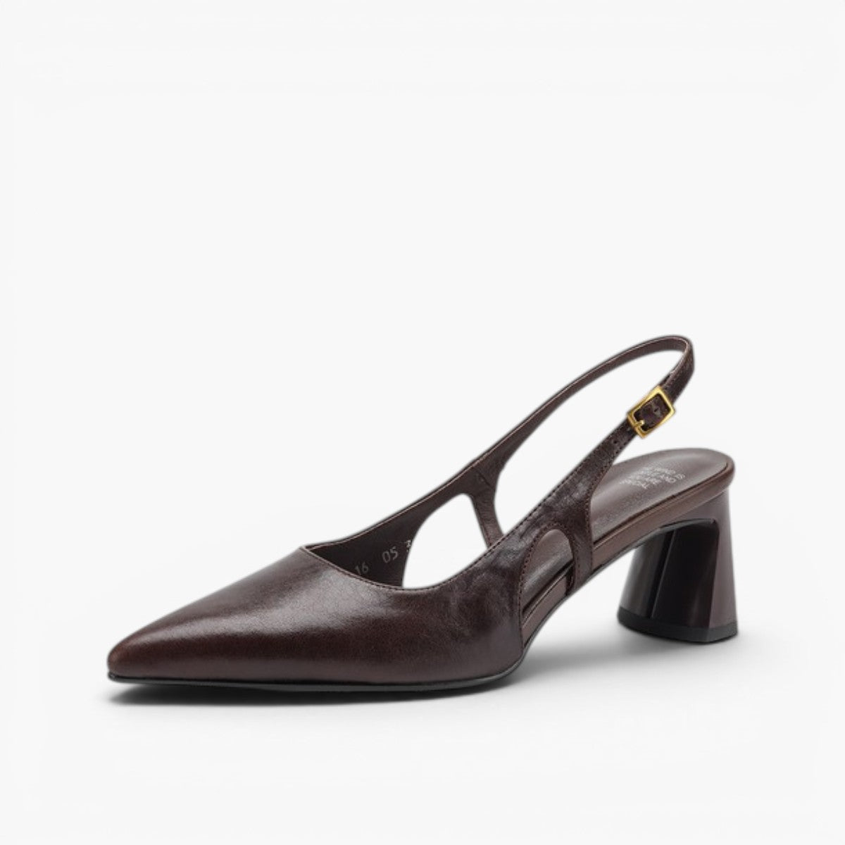 Cielle Leather Slingback Heels