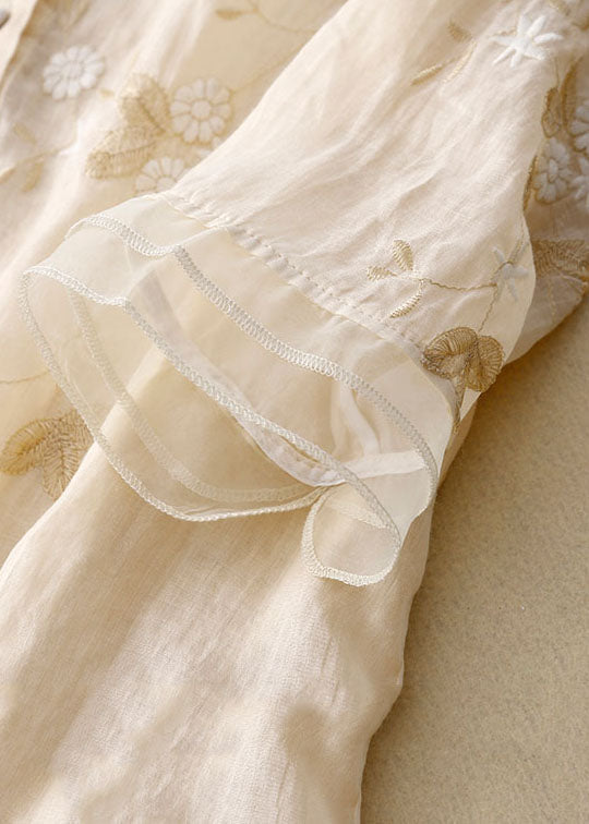 Chic Blouse with Embroidered Accents