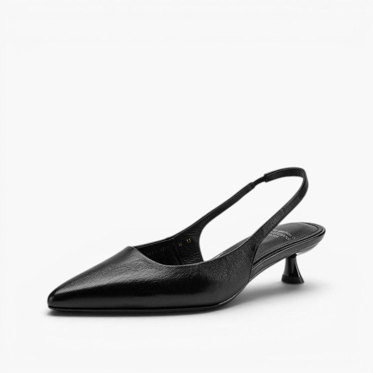 Maelle Lambskin Leather Slingback Heels