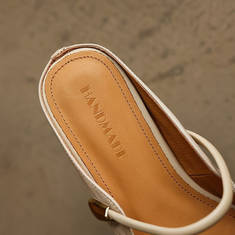 Liora Sculpt Leather Mules