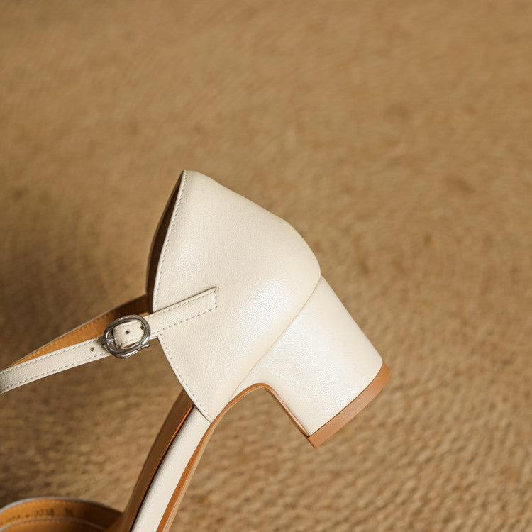 Marais Woven Leather Heels