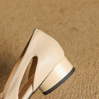 Serisse Mesh Leather Heels