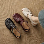 Serisse Roman Leather Heels