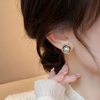 Sophisticated Black Pearl Earrings