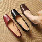 Oriel Leather Square Pumps