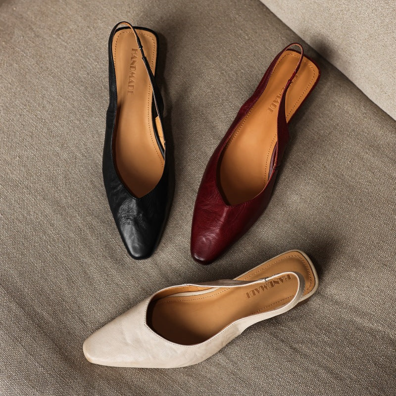 Maelis Slingback Leather Heels