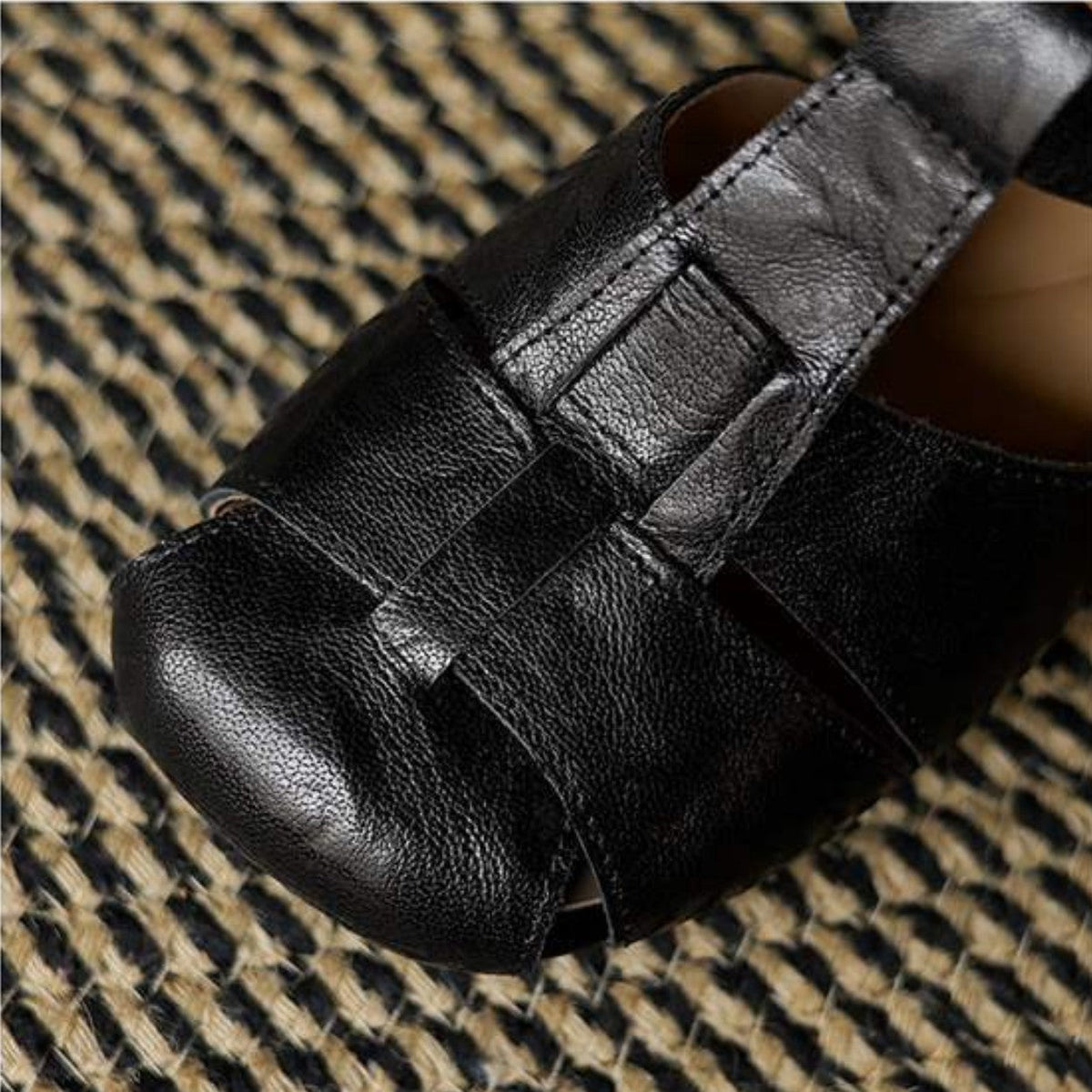 Serisse Roman Leather Heels
