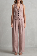 Tailored Elegance Two-piece Trouser Set