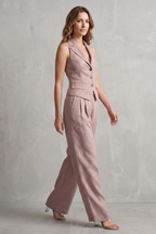 Tailored Elegance Two-piece Trouser Set