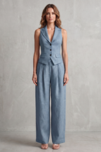 Tailored Elegance Two-piece Trouser Set