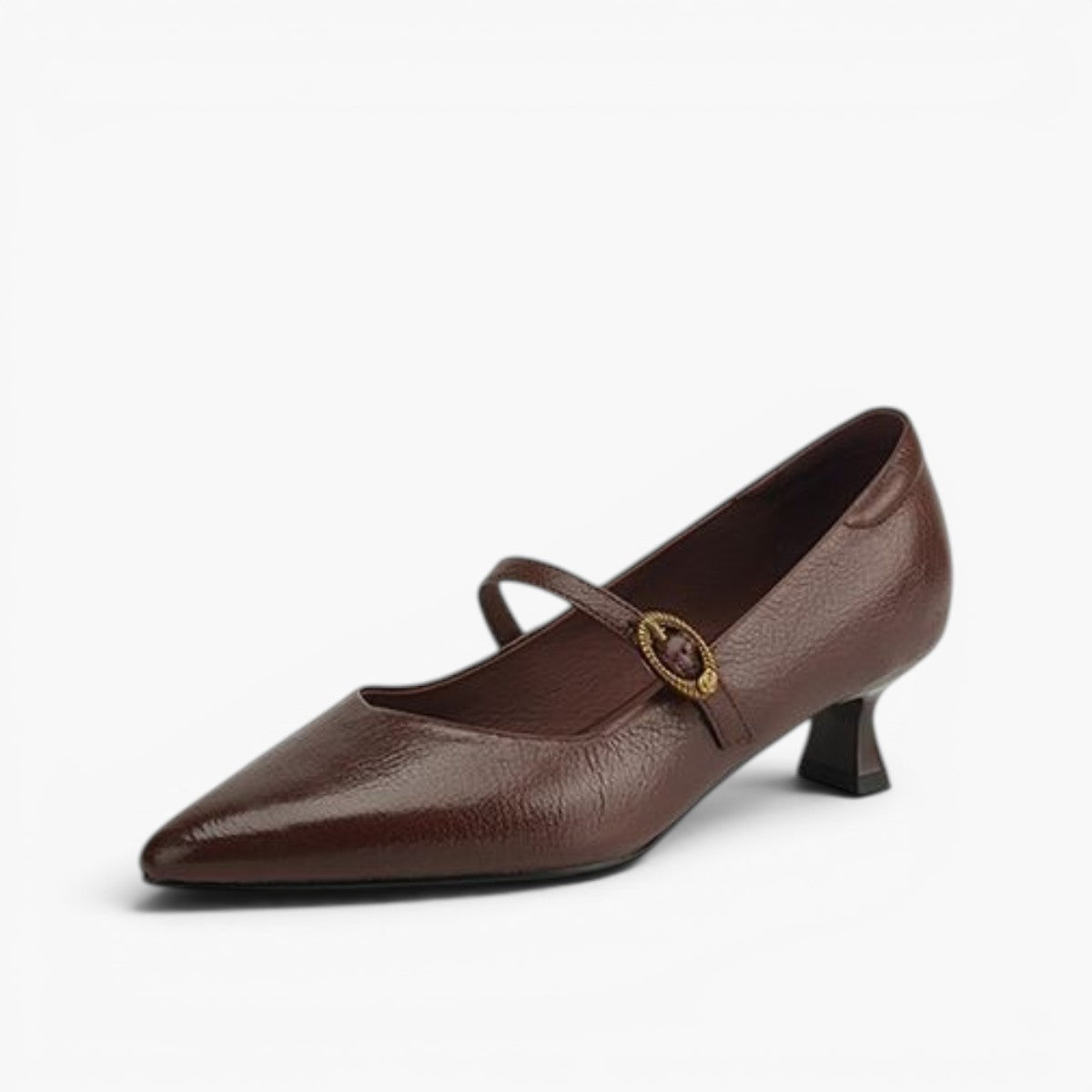 Eloria Leather Kitten Heels