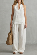 Effortless Draped Elegance Two Piece Set