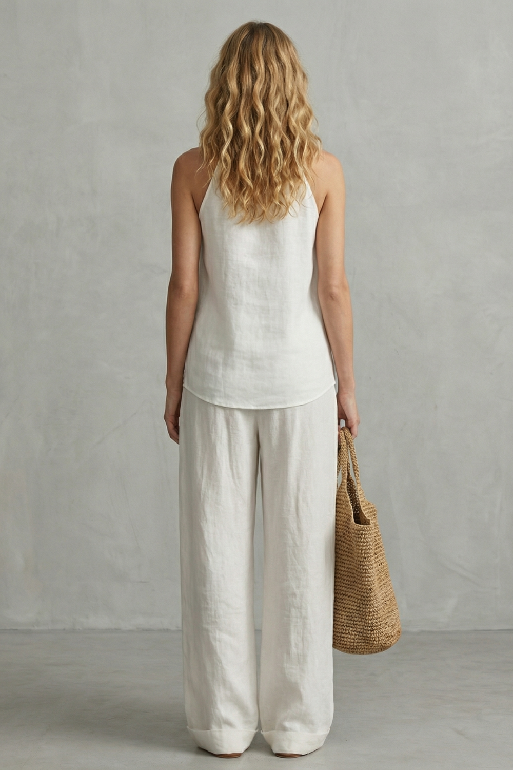 Effortless Draped Elegance Two Piece Set