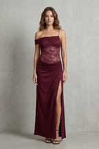 Timeless Romance Women’s Elegant Lace Maxi Dress