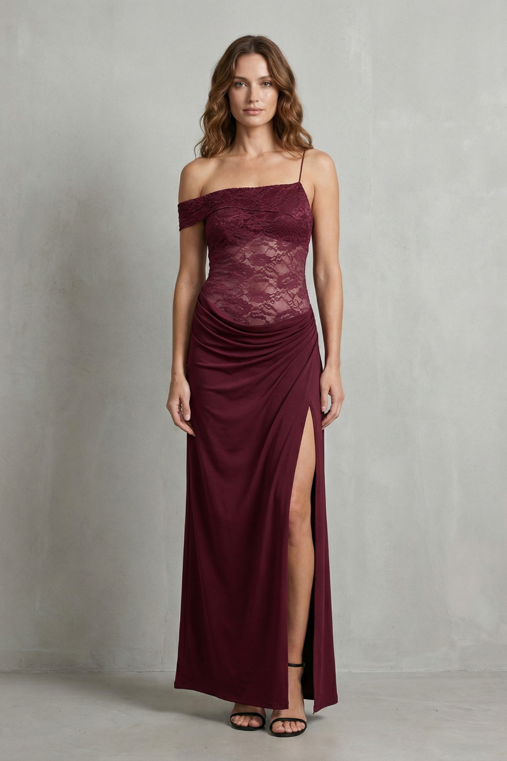 Timeless Romance Women’s Elegant Lace Maxi Dress