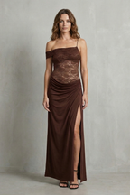 Timeless Romance Women’s Elegant Lace Maxi Dress