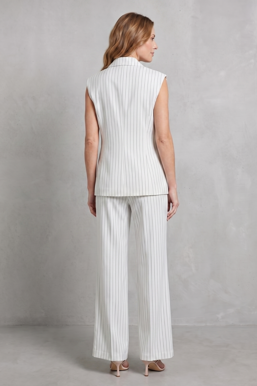 Pinstripe Tailored Ease Trouser Set