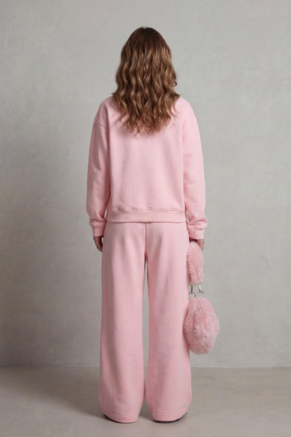 Embroidered Crest Zip Lounge Set