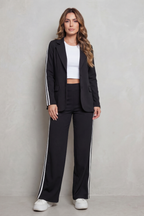 Stripe Detail Sporty Elegance Set