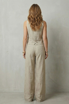 Relaxed Tailored Elegance Vest And Trouser Set