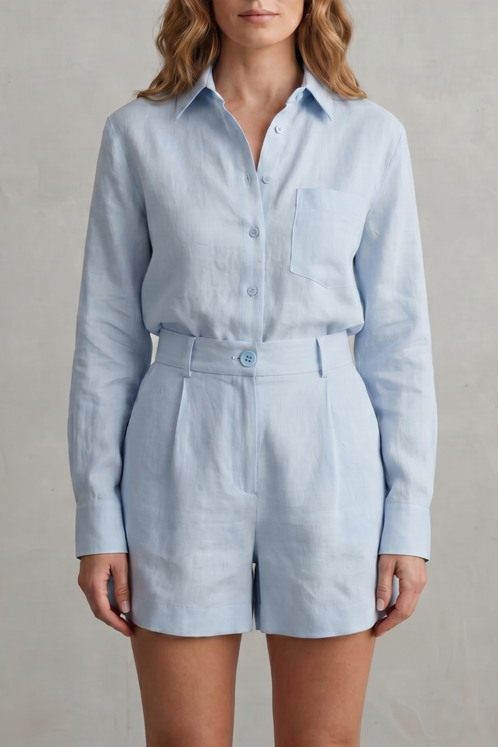 Relaxed Linen Elegance Two Piece Set