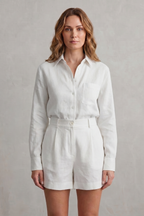 Relaxed Linen Elegance Two Piece Set