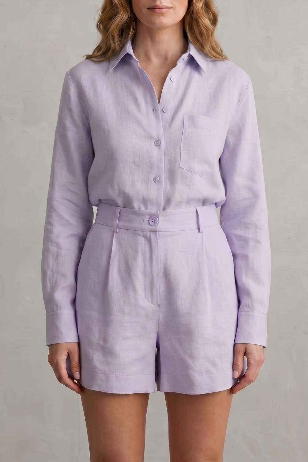 Relaxed Linen Elegance Two Piece Set
