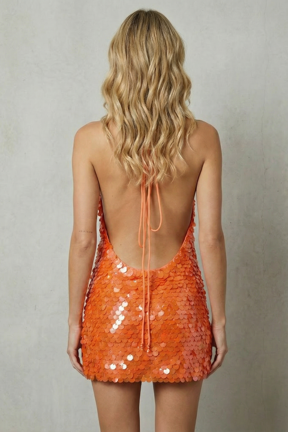 Sequin Shimmer Elegance Mini Dress