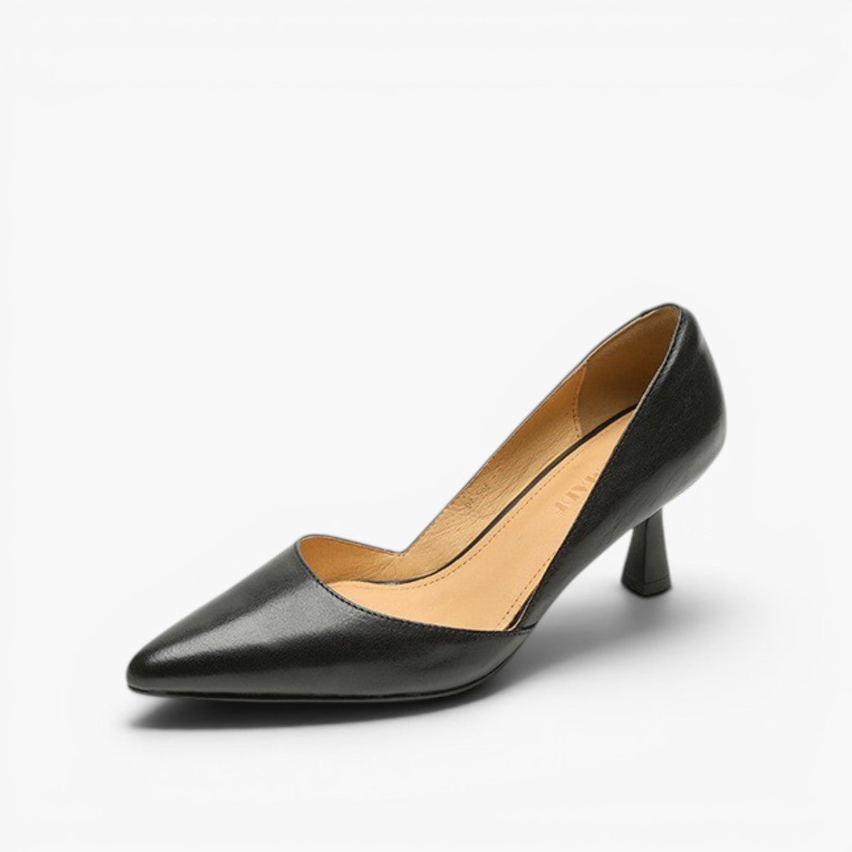 Loréne Curve Leather Heels