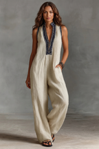 Lorienna – Embroidered bohemian elegance – Jumpsuit