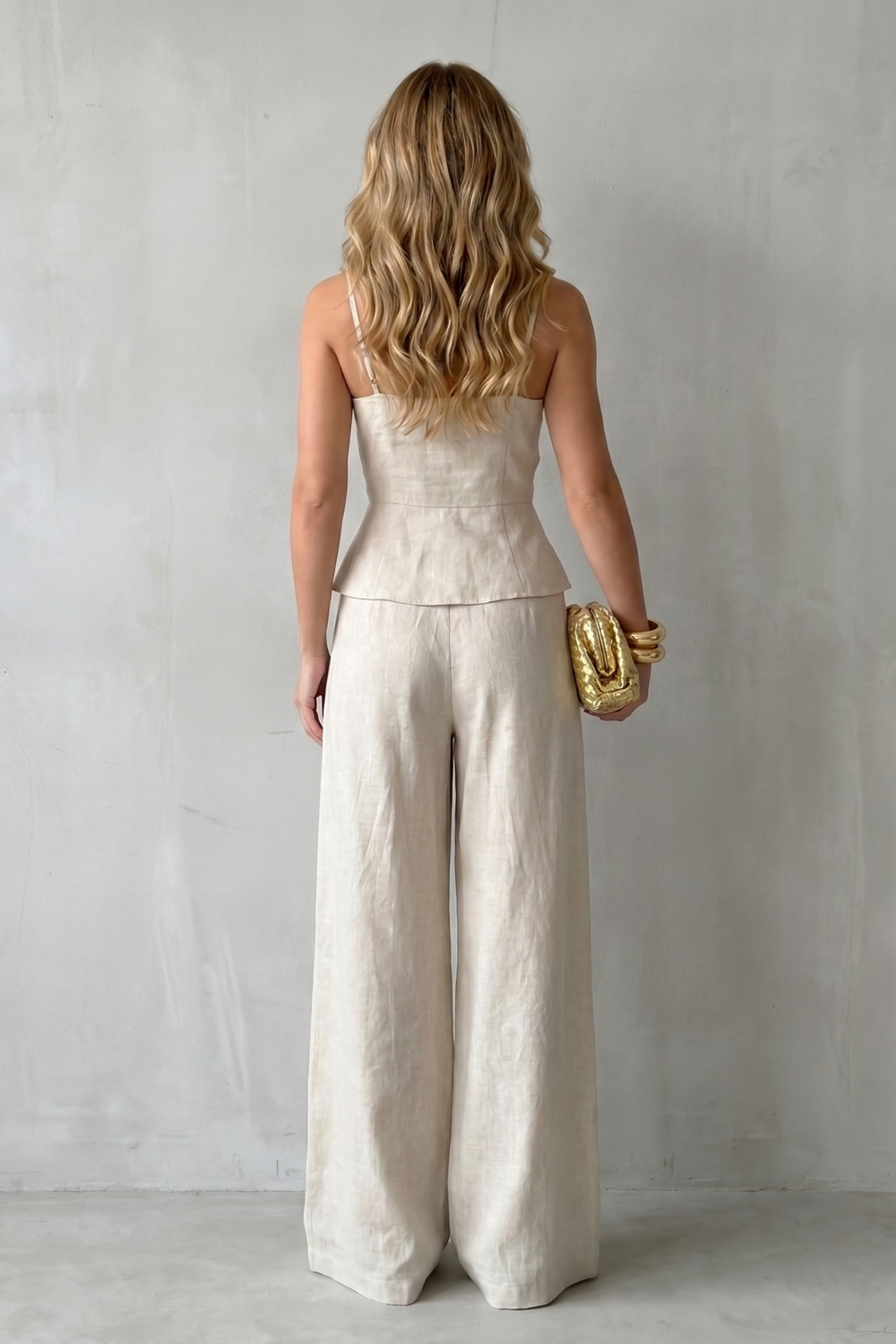 Effortless Resort Elegance Trouser Set