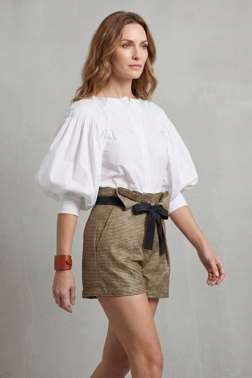 Voluminous Puff Sleeve Blouse