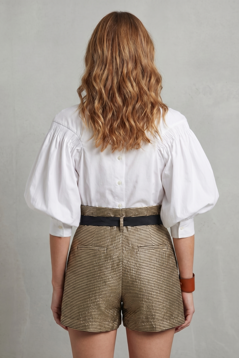 Voluminous Puff Sleeve Blouse