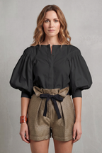 Voluminous Puff Sleeve Blouse