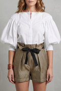 Voluminous Puff Sleeve Blouse