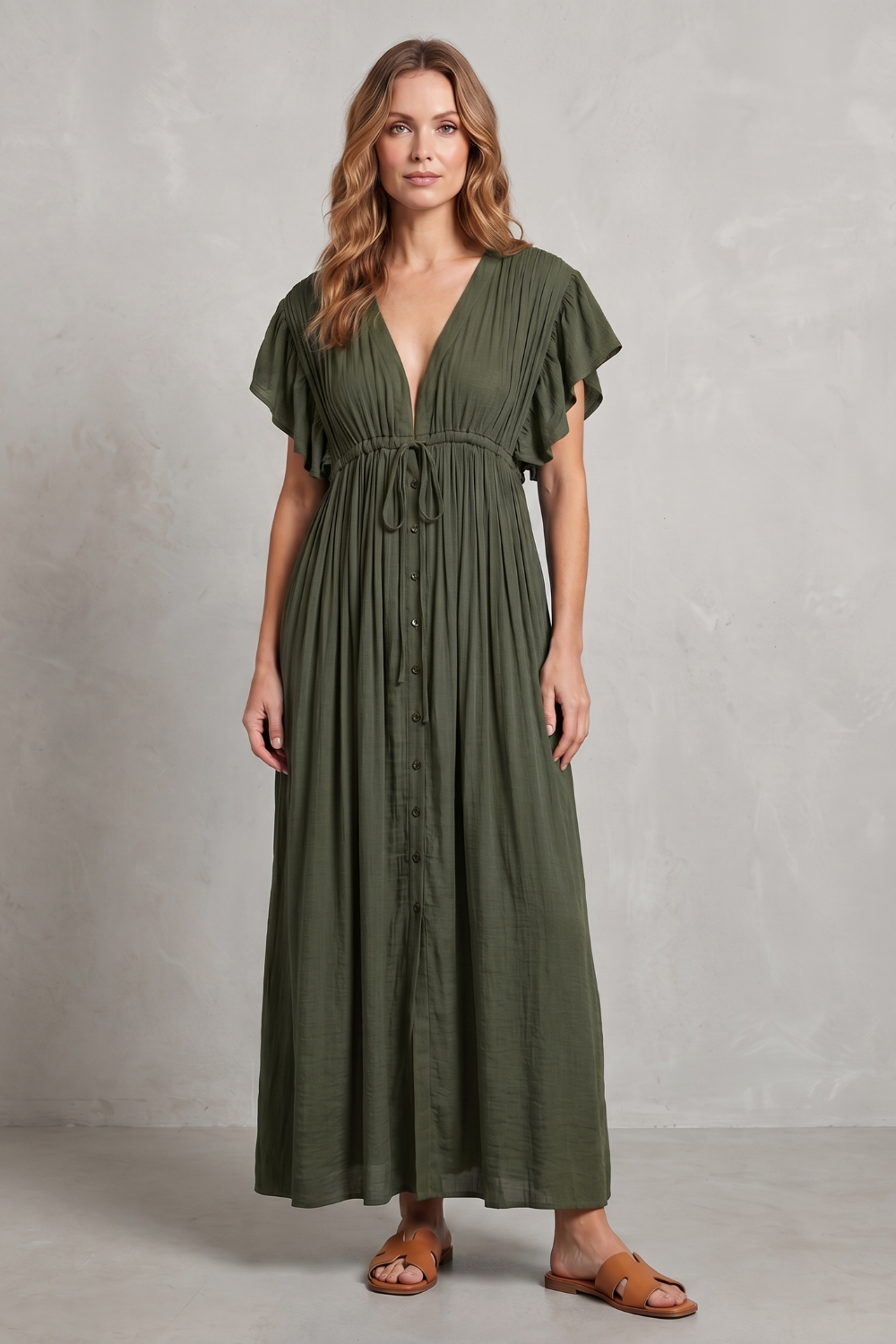 Airy Resort Elegance Maxi Dress