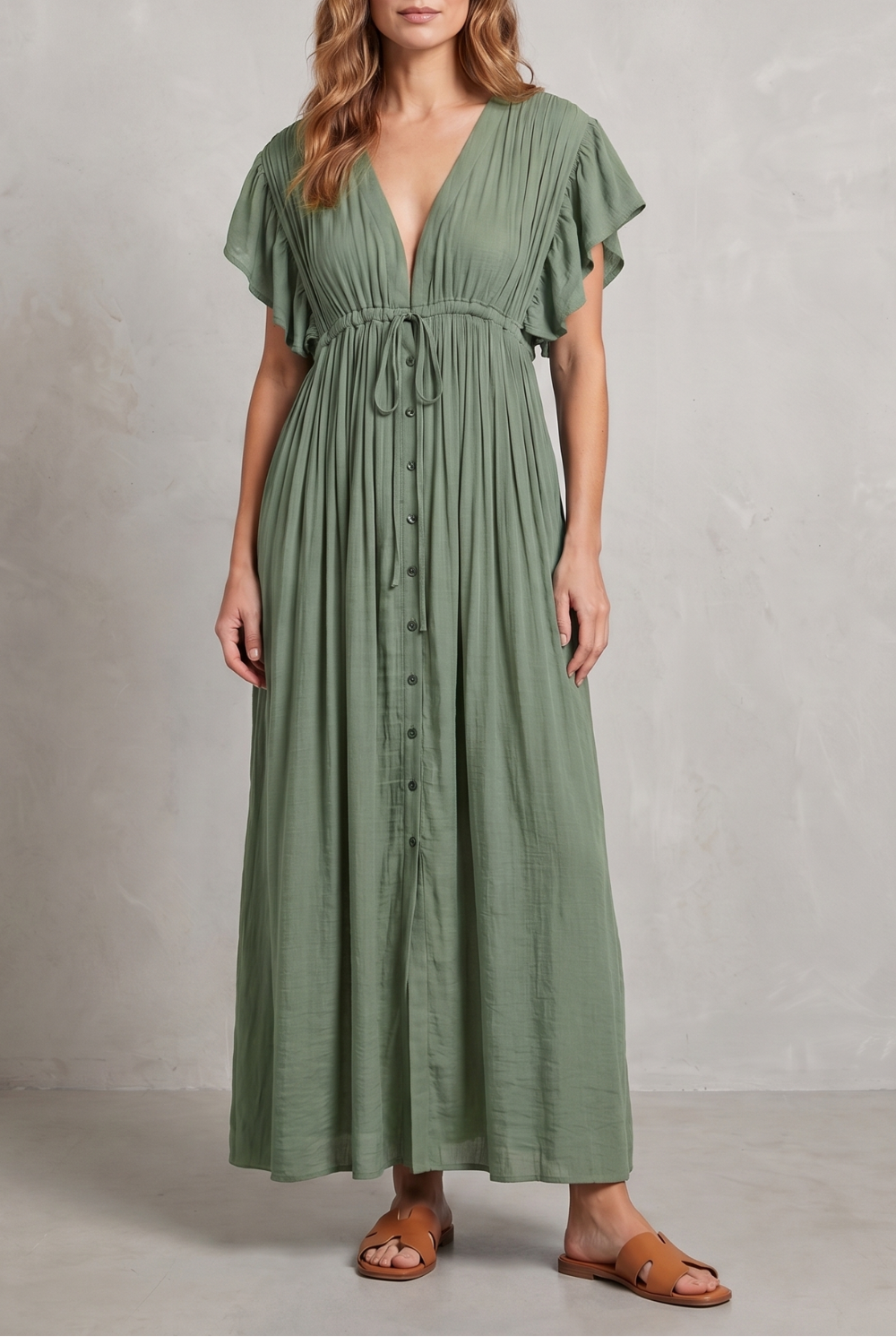 Airy Resort Elegance Maxi Dress
