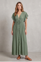 Airy Resort Elegance Maxi Dress