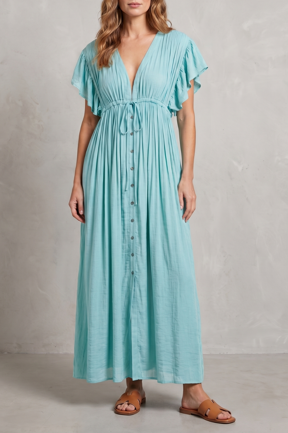 Airy Resort Elegance Maxi Dress