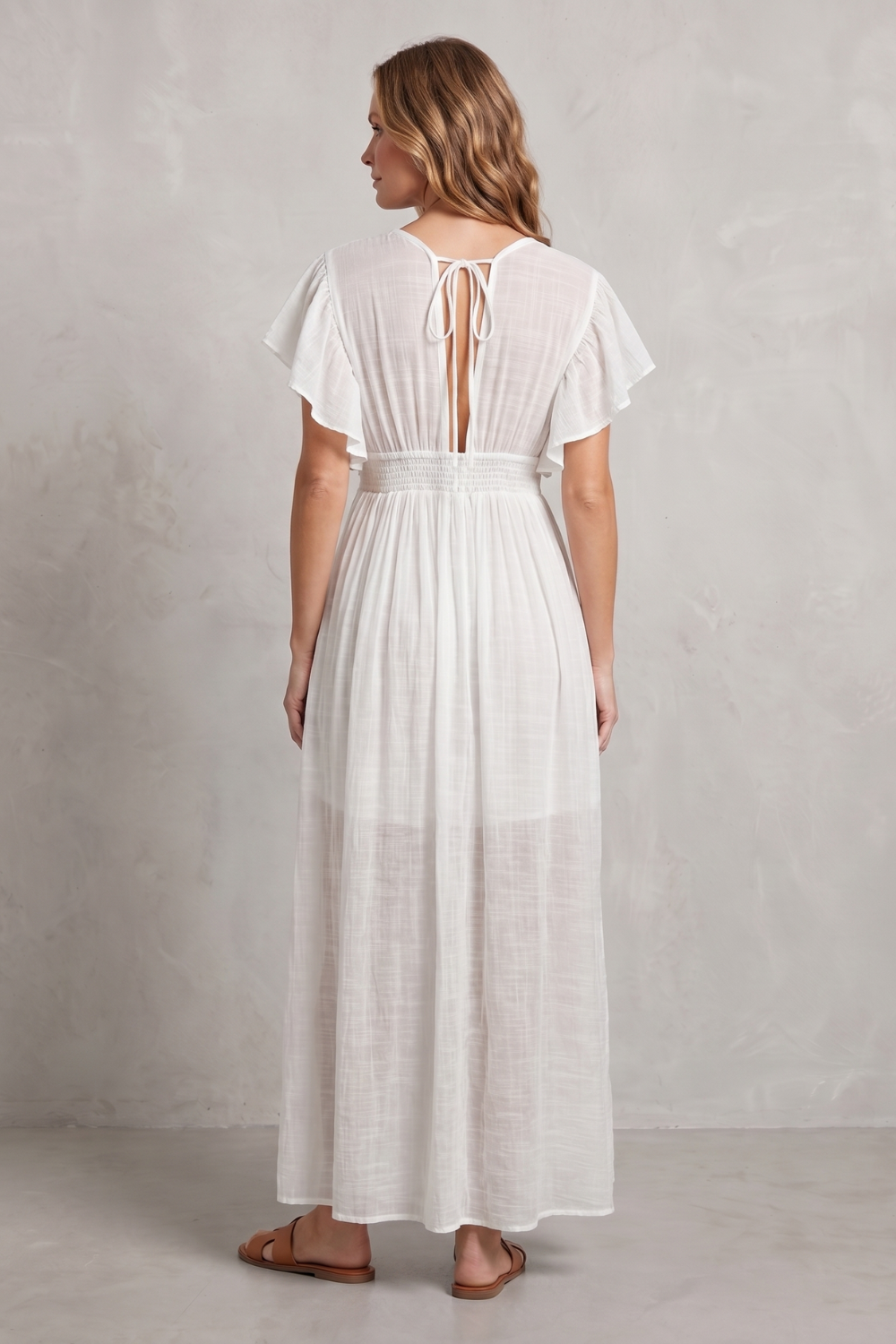 Airy Resort Elegance Maxi Dress