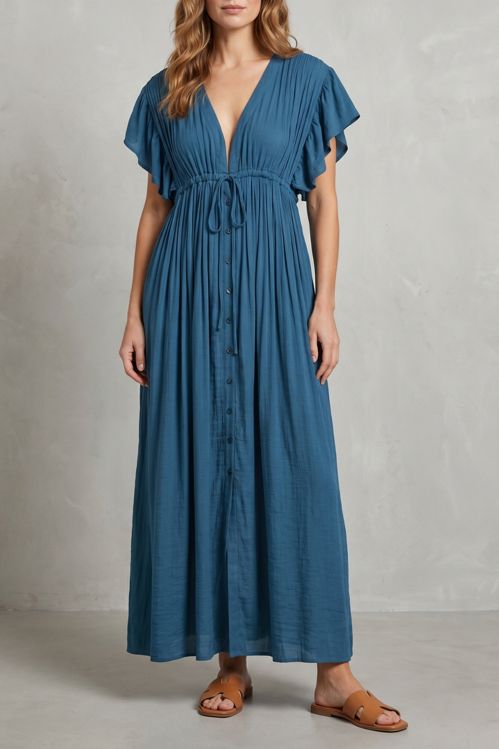 Airy Resort Elegance Maxi Dress