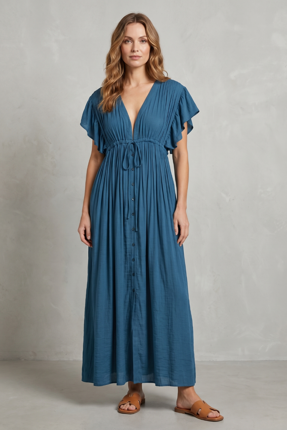 Airy Resort Elegance Maxi Dress
