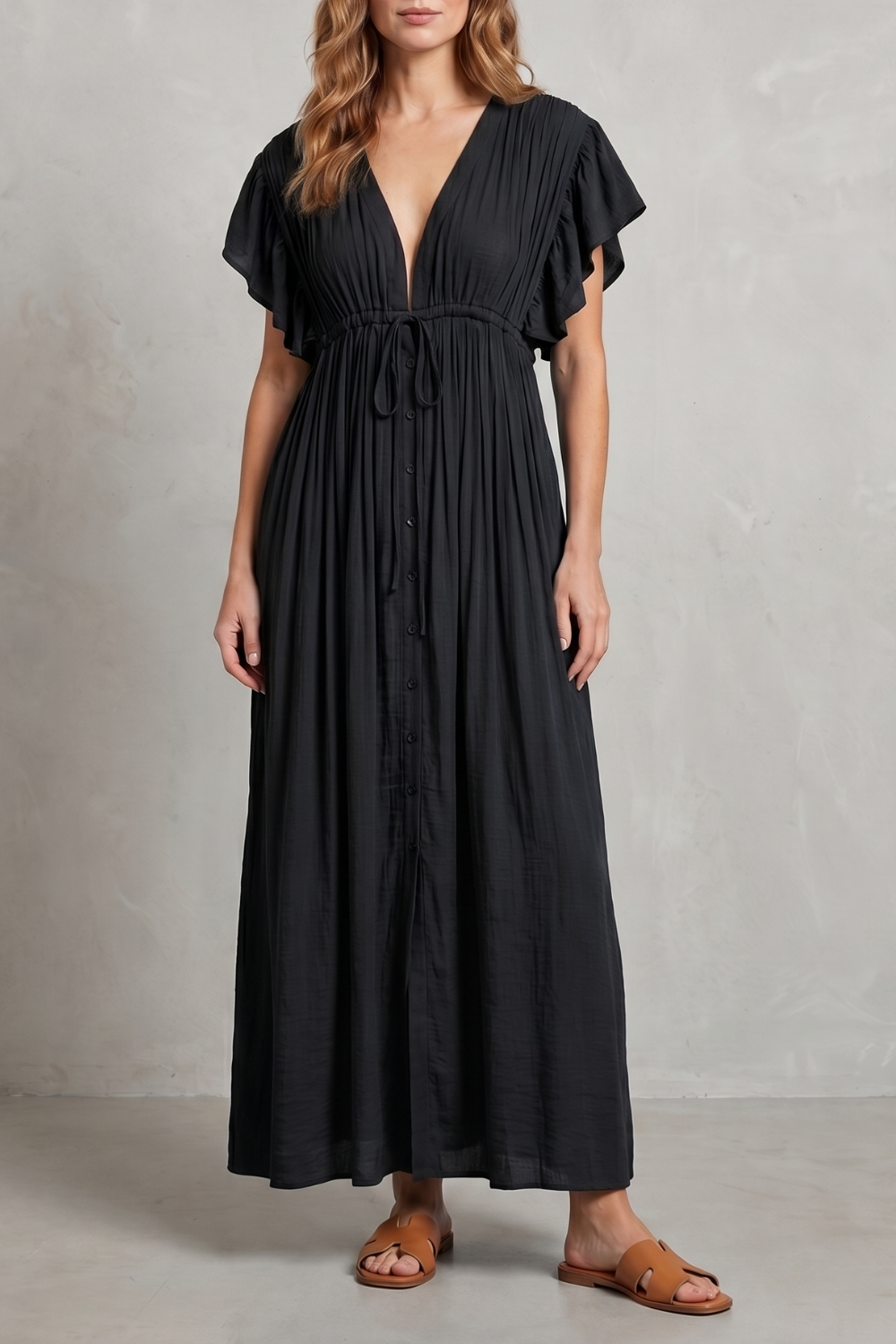 Airy Resort Elegance Maxi Dress